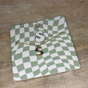 Francesca’s GP Initial “S” Dainty Necklace